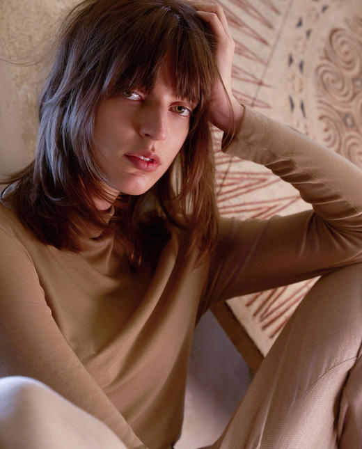 【保暖自发热】官网859！ 秋冬轻热暖绵羊毛半高领打底衫女 纯色舒适百搭轻薄保暖可外穿 商品图1