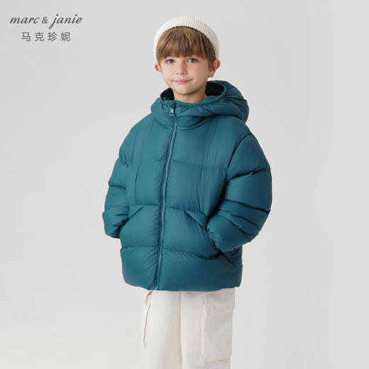 【三防】马克珍妮冬装新款男童城市户外超轻加厚保暖羽绒服231512 商品图2