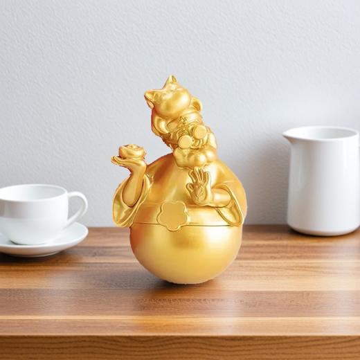 《四喜财神》20cm-金色金腰 商品图0