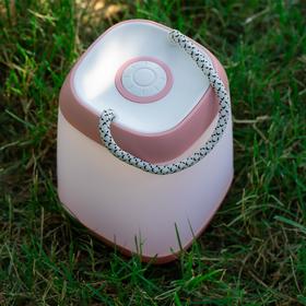 徽羚羊  便携露营三档可调暖光灯LED灯帐篷灯（充电款)  粉色  HLY-NGD-22033