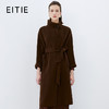 EITIE爱特爱冬季新款时尚气质立领通勤显瘦系带中长款毛呢大衣女外套7614316 商品缩略图0
