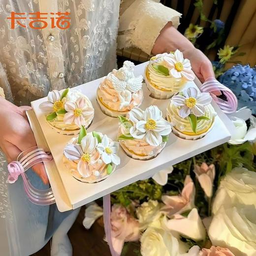 6纸杯格桑花动物奶油蛋糕 商品图1