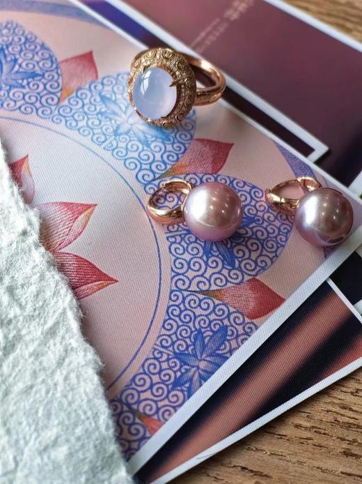 清冽的温润，优雅的华彩 ｜ 紫翡与珍珠套装 商品图4