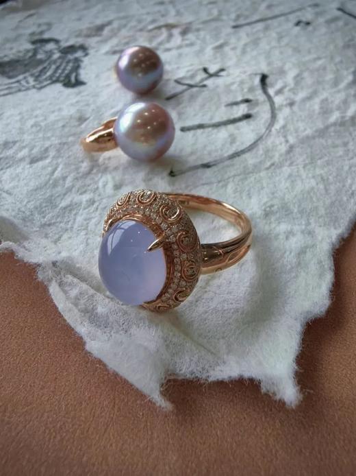 清冽的温润，优雅的华彩 ｜ 紫翡与珍珠套装 商品图3