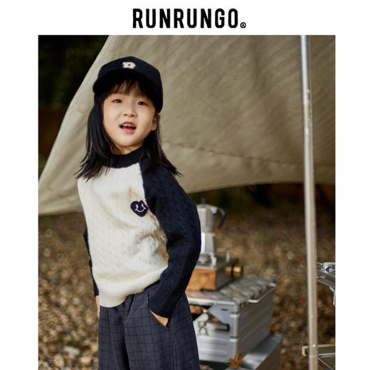 🌈🌈RUNRUNGO【笑脸爱心】套头毛衣：🌸Runrungo 🍂今年必入的一套！经典的☺️笑脸毛衣💖，超软糯的手感🥕， 🥰美拉德色系yyds！ 商品图0