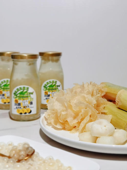 //【马蹄爆爆珠银耳】口腔爆炸的感觉，甘蔗汁和银耳的搭配！ 鲜榨甘蔗汁➕古田银耳➕马蹄爆珠 商品图6