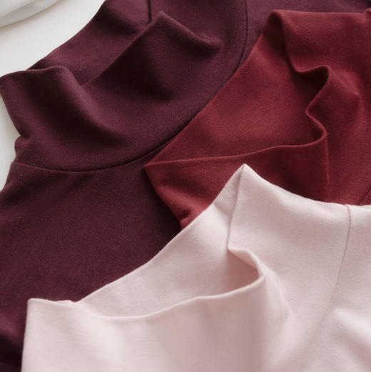 女士德绒5.0轻薄保暖高弹打底衫（半高领） 商品图4