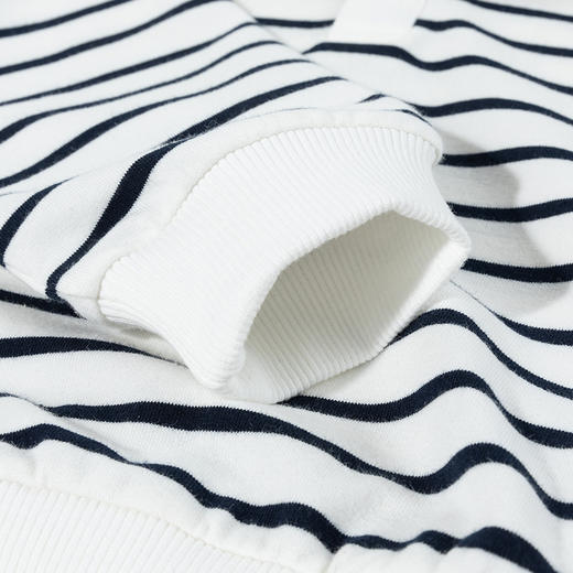 贝贝怡卫衣套装春秋新款女童条纹卫衣喇叭长裤两件套ZB3DT090 商品图5