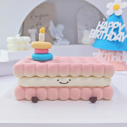 小蜡烛EMOJI方形蛋糕 | 糕匠 商品图1