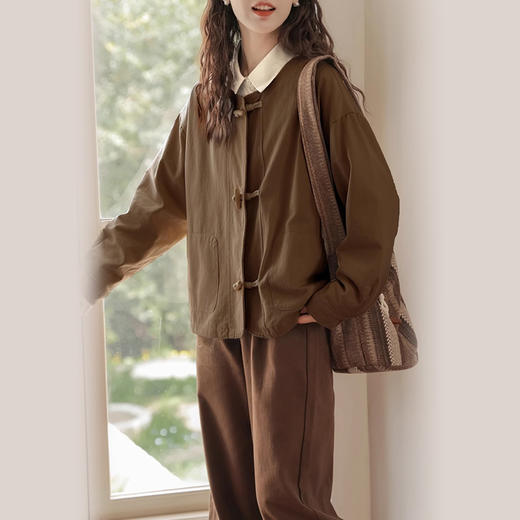 裁缝学苑AS35新中式小香风插肩圆领外套纸样女装新款上衣样板图纸 商品图2