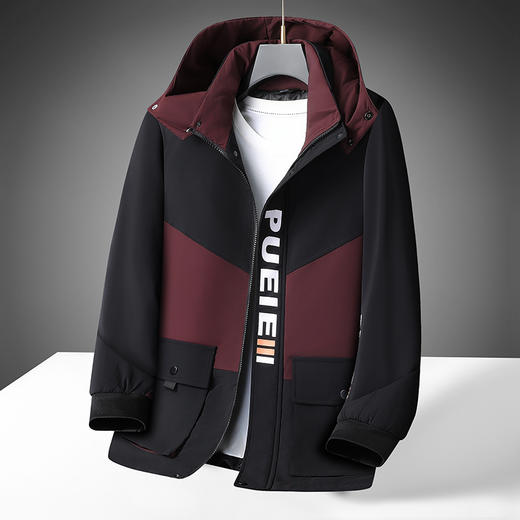 【可拆卸帽】【新款DB】大依优型大码男装连帽棉服棉衣夹克外套棉夹克加肥加大上衣男士 商品图4