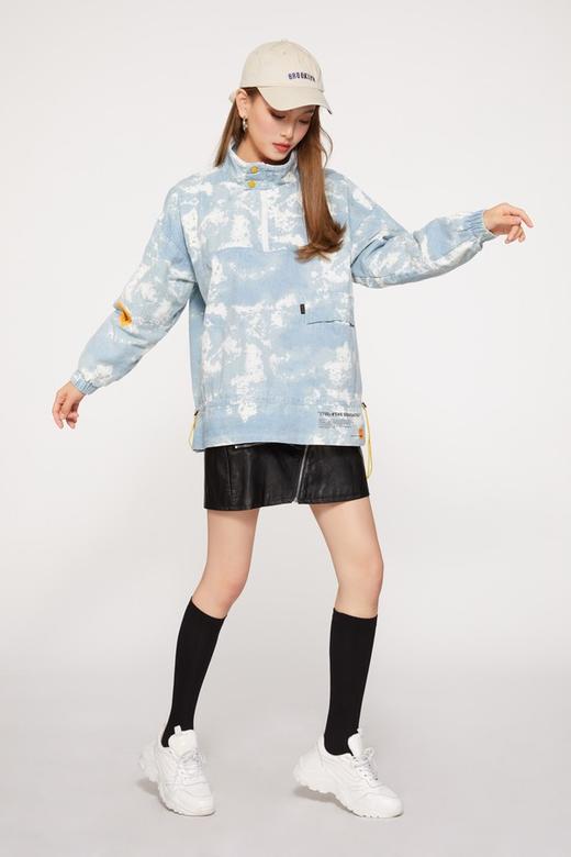 WHO KNOWS 宽松套头迷彩外套 9828 商品图1