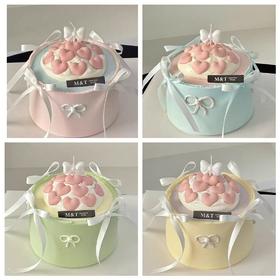 【少女心💕氛围感爱心蛋糕装饰】