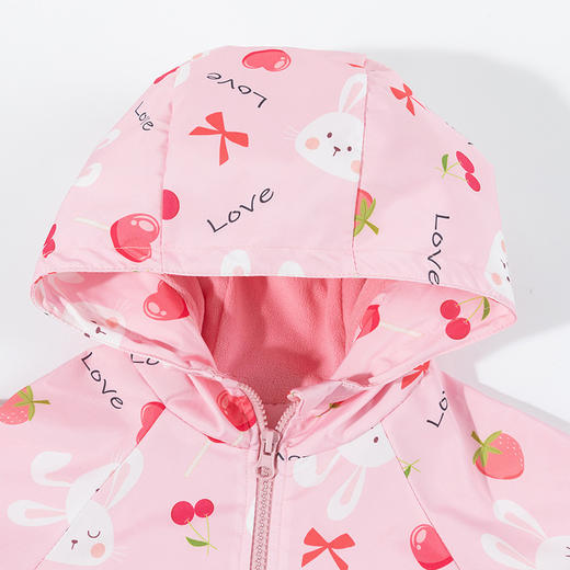 贝贝怡儿童冲锋衣加绒冬装2024新款男童户外三合一防水外套登山服ZB3DS052 商品图4