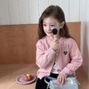 艾摩贝贝2024秋童装中大小女童宝宝韩版绞花毛衣爱心针织开衫外套_ZSY 商品缩略图1