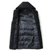 【可拆卸帽】【新款DB】大依优型大码男装连帽棉服马甲中长款棉衣外套棉加肥加大上衣男士背心 商品缩略图5