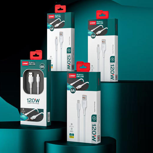 优胜通120w闪充快充线-109三种接口 商品图4