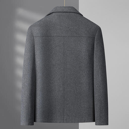 【羊毛】【新款DB】大依优型大码羊毛翻领夹克外套男商务休闲宽松加肥加大码上衣夹克 商品图4