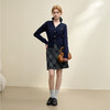 学院风设计感刺绣V领针织开衫女轻薄保暖收腰外套V3842699 商品缩略图1