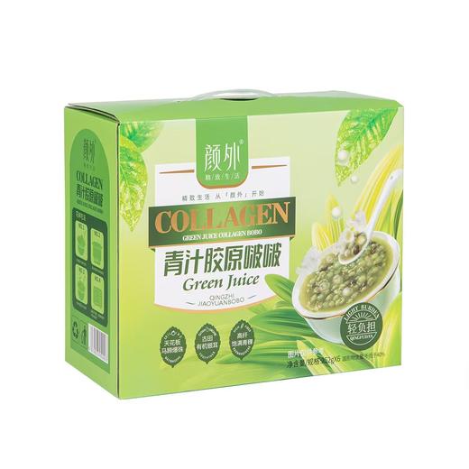 颜外 青汁胶原啵啵 252g*6 商品图1