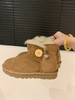 【女款】工厂款雪地靴一粒扣高中低筒，栗色/沙色/灰色/巧色/黑色3352 5803 3352 商品缩略图5