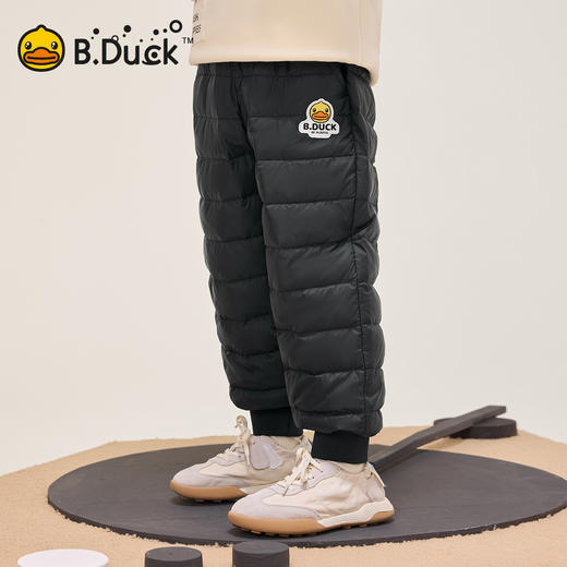 B.Duck小黄鸭童装冬季男童防风保暖休束脚长裤长裤105-150 BF5557917 商品图2