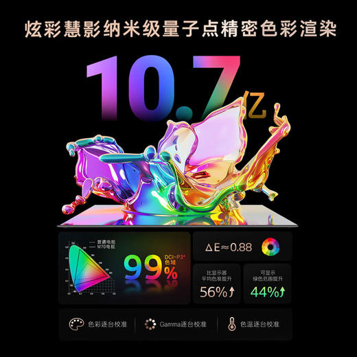卡萨帝100英寸 壁画M70系列 MiniLED 黑晶屏 开机无广告 星闪指向遥控 杜比全景声 AI音随画动 100英寸 商品图4