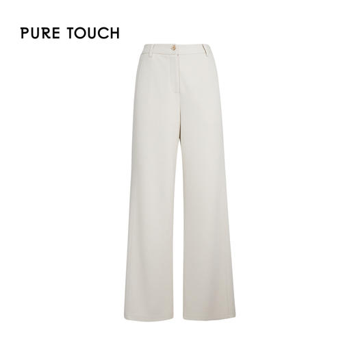 pure touch女士米白色直筒裤1368244412 商品图4