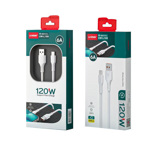 优胜通120w闪充快充线-109三种接口 商品图5