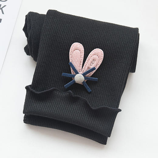 【春秋韩版卡通竖条，女童打底裤】儿童打底裤春秋新款 韩版修身中小童宝宝九分裤子 女童裤子-QQ 商品图7