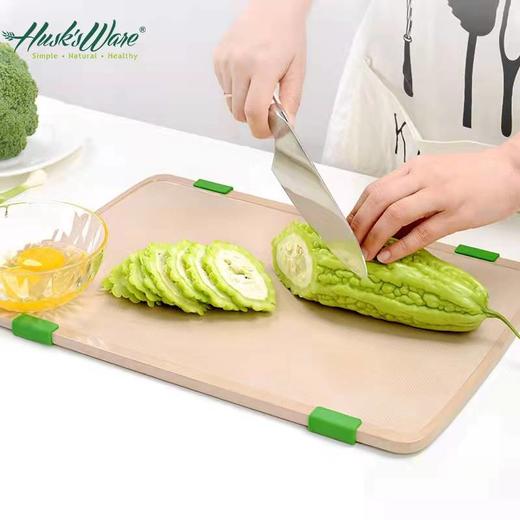 壳氏唯稻壳菜板家用厨房切菜板防霉防滑无菌水果砧板双面案板 商品图1