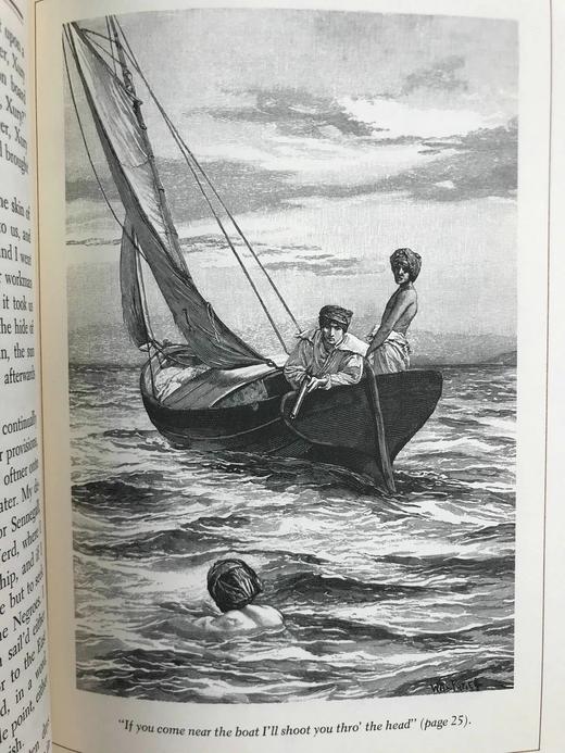 限量版！笛福《鲁宾逊漂流记》 配多幅经典插图 豪华皮装18开 商品图7