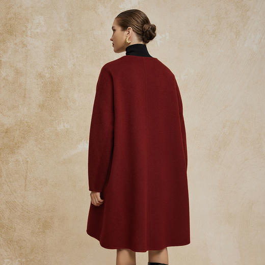 PH940斯尔丽24新款双面呢纯羊毛大廓形斗篷设计气场十足时尚显瘦大衣 商品图1
