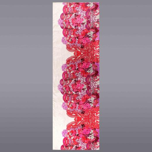 桑蚕丝金纺澳毛双面围巾 商品图2