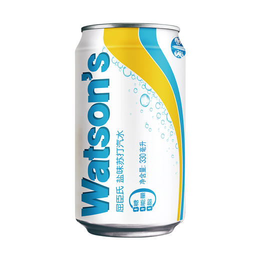 屈臣氏|苏打汽水盐味碳酸饮料气泡水330ml*24罐 商品图3