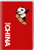 TEAM CHINA熊猫运动造型可收纳环保笔记本A5—滑板 商品缩略图0