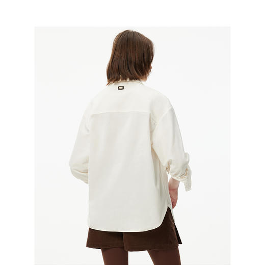 Teenie Weenie小熊字母衬衫女冬季女衬衣TTYW244V04W 商品图4