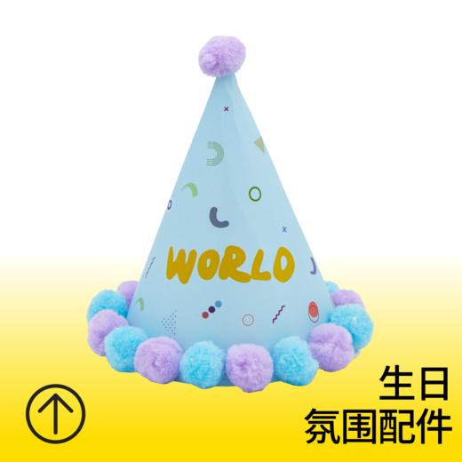 浅蓝色WORLO生日绒帽 商品图0