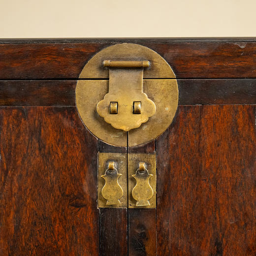 清早期 紫檀平顶官皮箱 商品图2