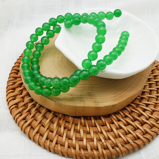 绿玉髓6mm珠料意卡米诺手串念珠单颗珠子散珠半成品 商品图9