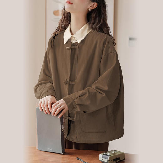 裁缝学苑AS35新中式小香风插肩圆领外套纸样女装新款上衣样板图纸 商品图1