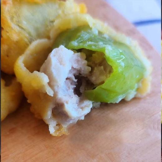 I孚德食品青椒酿肉 1kg/袋(22-27g/个) 8袋/件 商品图4