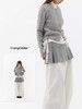 CryingCenter 蕾丝字母灰色西装裙 哭喊中心 商品缩略图1