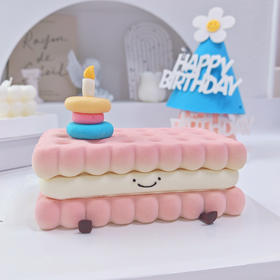 小蜡烛EMOJI方形蛋糕 | 糕匠