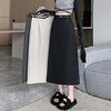 简约西装直筒包臀裙2024秋季新款修身开叉A字半身裙配腰带中长裙💕 商品缩略图2