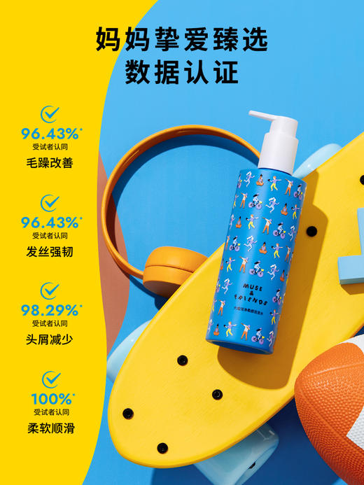【MUSE&FRIENDS】大童洁净柔顺洗发水+儿童活力沐浴露 商品图1