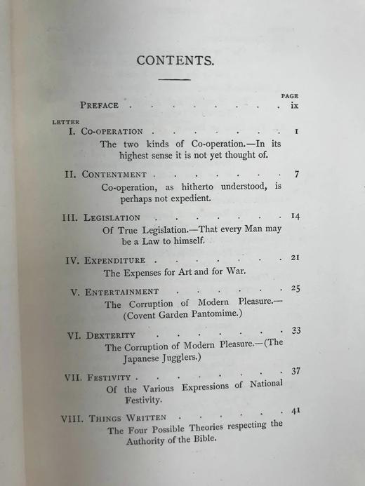 札尼斯朵夫工坊特装本！含藏书票！1900年 约翰·罗斯金《时间与潮流》 全真皮精装32开 商品图5