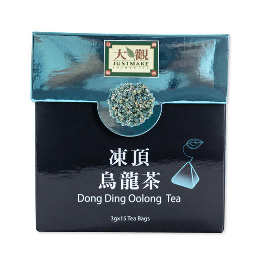 【新鲜市集】大观冻顶乌龙茶(三角茶包) 3g*15 包 商品图0