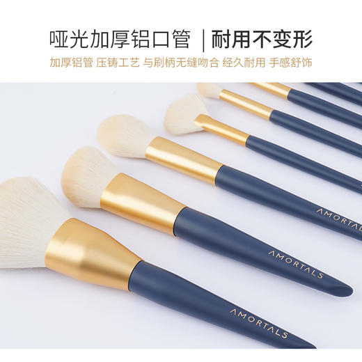 尔木萄化妆刷套装12支眼影腮红鼻影刷遮瑕修容散粉底刷子全套工具 商品图3
