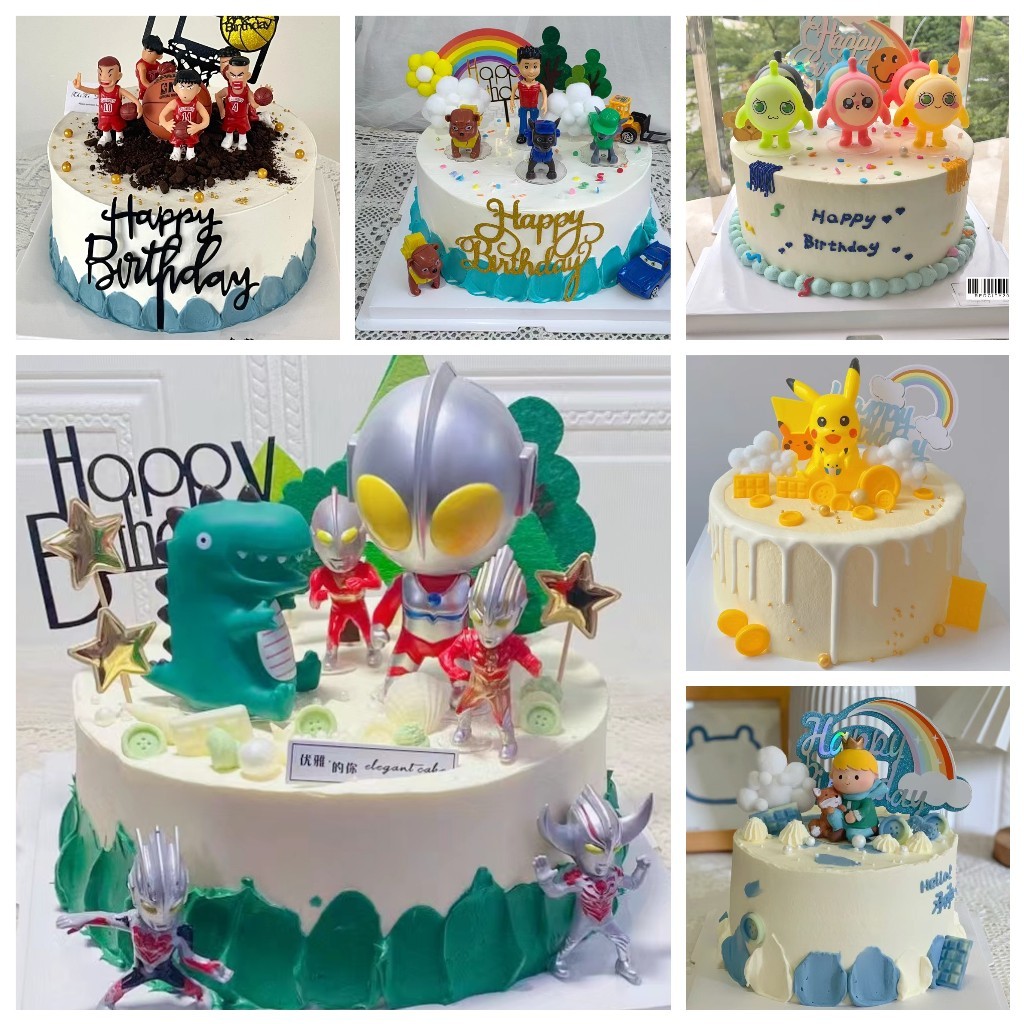 T特价抢购💕【人气热卖】💕卡通男孩创意蛋糕定制12选1